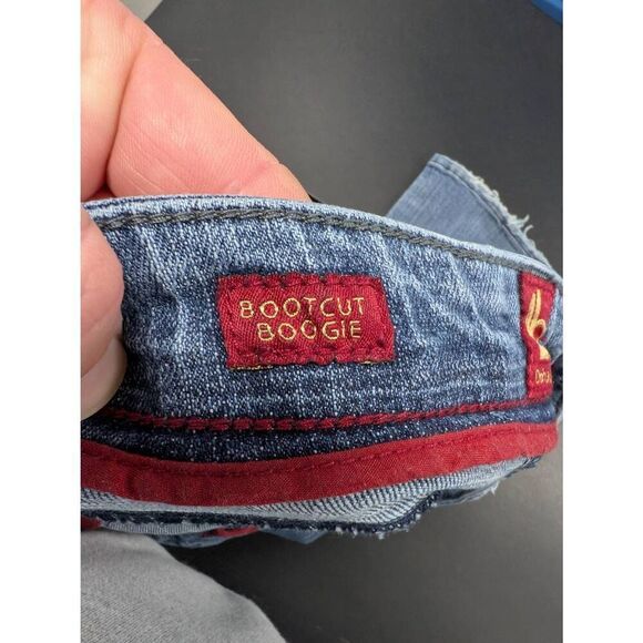 Ooh La La Light Blue Wash SASSON BOOTCUT BOOGIE Jeans Women's Size 14 - Picture 3 of 8